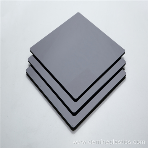 Quality black solid panel polycarbonate panel 48''x96''